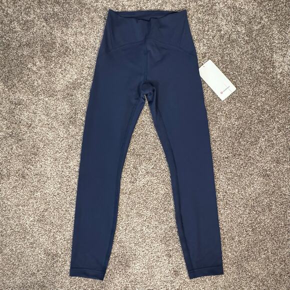 Lululemon NWT Women's Size 4 InStill High-Rise Tight 25" True Navy Yoga Pilates - Picture 1 of 8